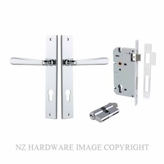 IVER 11872KENTR60KK COPENHAGEN KEY-KEY ENTRANCE LOCK KITSET RECTANGULAR PLATE CHROME PLATE
