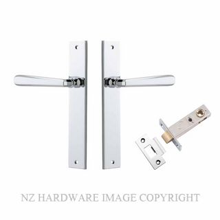 IVER 11872KPASS60 COPENHAGEN PASSAGE LATCH KITSET RECTANGULAR PLATE CHROME PLATE