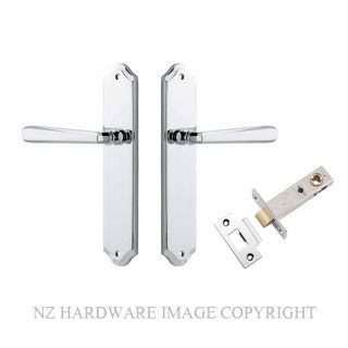 IVER 11874KPASS60 COPENHAGEN PASSAGE LATCH KITSET SHOULDERED PLATE CHROME PLATE