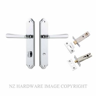 IVER 11874KPRIV60 COPENHAGEN PRIVACY LATCH KITSET SHOULDERED PLATE CHROME PLATE