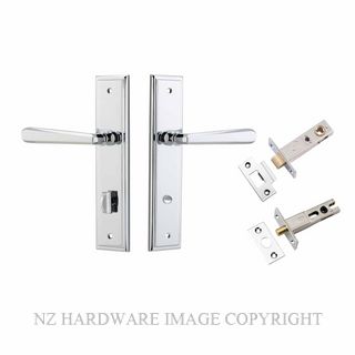 IVER 11878KPRIV60 COPENHAGEN PRIVACY LATCH KITSET STEPPED PLATE CHROME PLATE