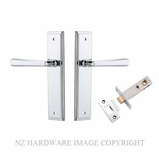 IVER 11878KPASS60 COPENHAGEN PASSAGE LATCH KITSET STEPPED PLATE CHROME PLATE