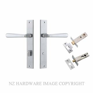 IVER 12372KPRIV60 COPENHAGEN PRIVACY LATCH KITSET RECTANGULAR PLATE BRUSHED CHROME