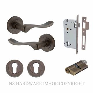IVER 20791KENTR60KK STIRLING KEY-KEY ENTRANCE LOCK KITSET ROUND ROSE SIGNATURE BRASS