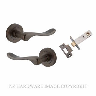 IVER 20791KPASS60 STIRLING PASSAGE LATCH KITSET ROUND ROSE SIGNATURE BRASS