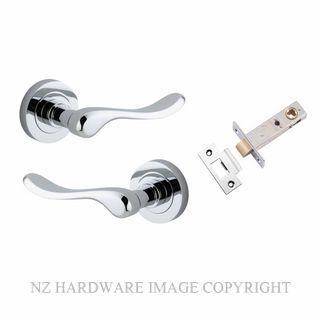 IVER 20794KPASS60 STIRLING PASSAGE LATCH KITSET ROUND ROSE CHROME PLATE