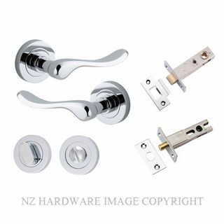 IVER 20794KPRIV60 STIRLING PRIVACY LATCH KITSET ROUND ROSE CHROME PLATE