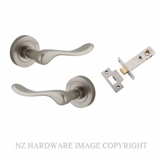 IVER 20799KPASS60 STIRLING PASSAGE LATCH KITSET ROUND ROSE SATIN NICKEL