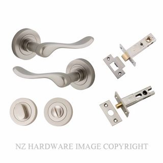 IVER 20799KPRIV60 STIRLING PRIVACY LATCH KITSET ROUND ROSE SATIN NICKEL