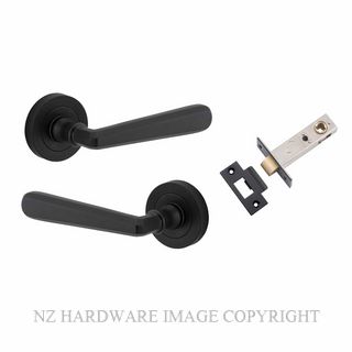 IVER 20803KPASS60 COPENHAGEN PASSAGE LATCH KITSET ROUND ROSE MATT BLACK