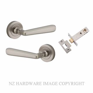IVER 20809KPASS60 COPENHAGEN PASSAGE LATCH KITSET ROUND ROSE SATIN NICKEL