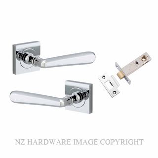 IVER 21194KPASS60 COPENHAGEN PASSAGE LATCH KITSET SQUARE ROSE CHROME PLATE