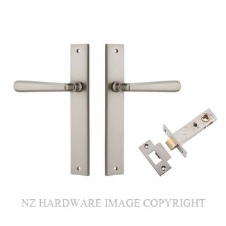 IVER 14872KPASS60 COPENHAGEN PASSAGE LATCH KITSET RECTANGULAR PLATE SATIN NICKEL