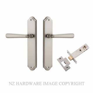 IVER 14874KPASS60 COPENHAGEN PASSAGE LATCH KITSET SHOULDERED PLATE SATIN NICKEL