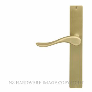 WINDSOR 8194RD MSB HAVEN SQUARE LONGPLATE DUMMY RIGHT HAND MATT SATIN BRASS