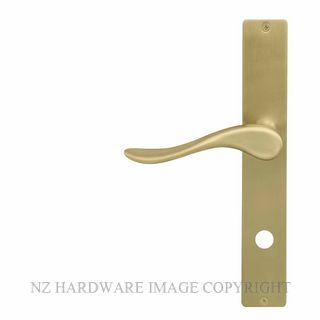 WINDSOR 8194 P85 MSB HAVEN SQUARE LONGPLATE PRIVACY 85MM MATT SATIN BRASS