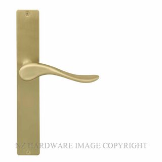 WINDSOR 8194LD MSB HAVEN SQUARE LONGPLATE DUMMY LEFT HAND MATT SATIN BRASS