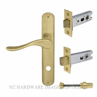 WINDSOR 8249 MSB HAVEN OVAL PRIVACY KITSET MATT SATIN BRASS