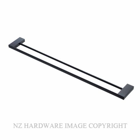 HEIRLOOM TEDTR800N TEKA TOWEL RAIL DBL 800MM NOIR