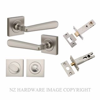IVER 21199KPRIV60 COPENHAGEN PRIVACY LATCH KITSET SQUARE ROSE SATIN NICKEL