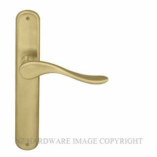 WINDSOR 8168LD MSB HAVEN OVAL LEFT HAND DUMMY HANDLE MATT SATIN BRASS