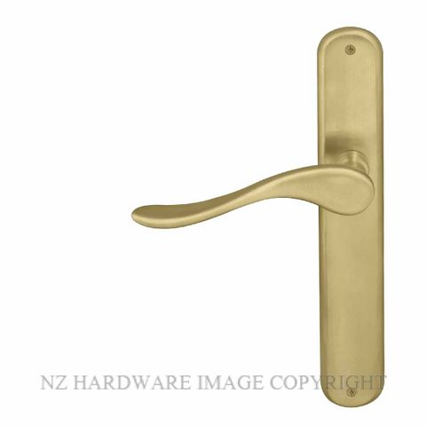 WINDSOR HAVEN OVAL MSB LONGPLATE MATT SATIN BRASS