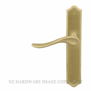 WINDSOR 8169 MSB HAVEN TRADITIONAL LONGPLATE LATCH MATT SATIN BRASS