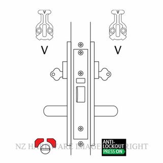 LOCKWOOD 5784VVALFSS ANTI LOCKOUT ANTI VANDAL LOCK WITH INT CYL 30MM