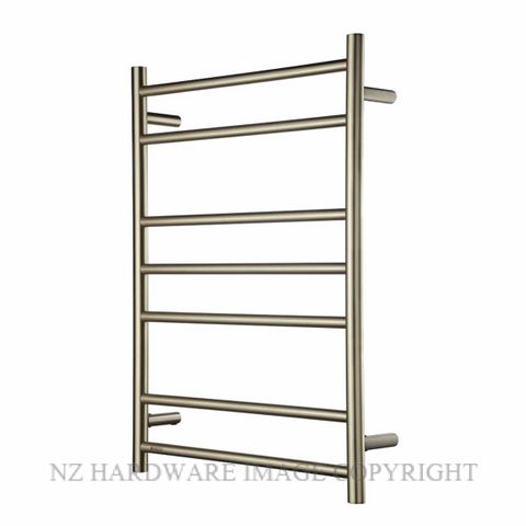 HEIRLOOM WG825BB GENESIS HEATED TOWEL RAIL BRUSHED BRASS