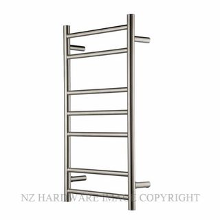 Heated towel rail online brushed nickel