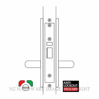 LOCKWOOD 3782-LFSS - 5782-LFSS ESCAPE LOCK SATIN STAINLESS