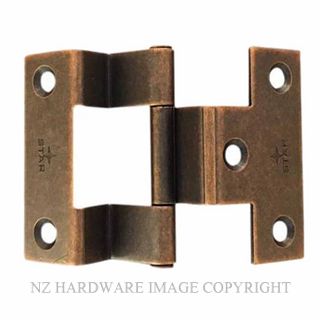 NZ HARDWARE HSO50BR 45MM OVERLAY HINGE BRONZE