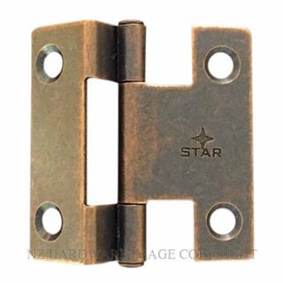 NZ HARDWARE HSO45BR 45MM OVERLAY HINGE BRONZE