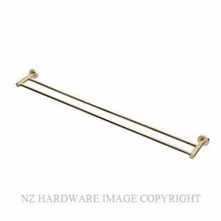 HEIRLOOM AUDTR800BB AURA TOWEL RAIL DBL 800MM BRUSHED BRASS