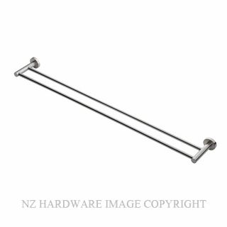 HEIRLOOM AUDTR800BN AURA TOWEL RAIL DBL 800MM BRUSHED NICKEL