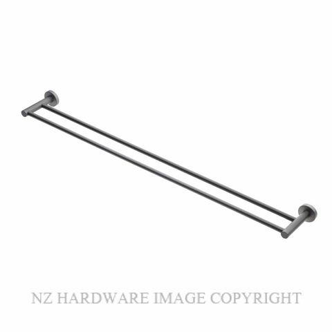 HEIRLOOM AUDTR800GM AURA TOWEL RAIL DBL 800MM GUNMETAL