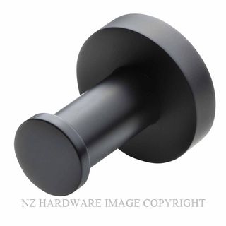 HEIRLOOM AURHN AURA ROBE HOOK NOIR MATT BLACK