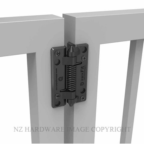 D&D TECH KF3S KWIKFIT SPRING HINGE S3 SELF CLOSE  (PACK OF 2 HINGES)