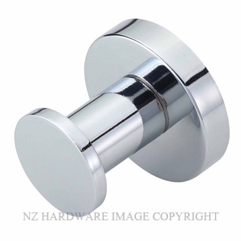 HEIRLOOM YCRHR CENTRO ROBE HOOK ROUND CHROME PLATE