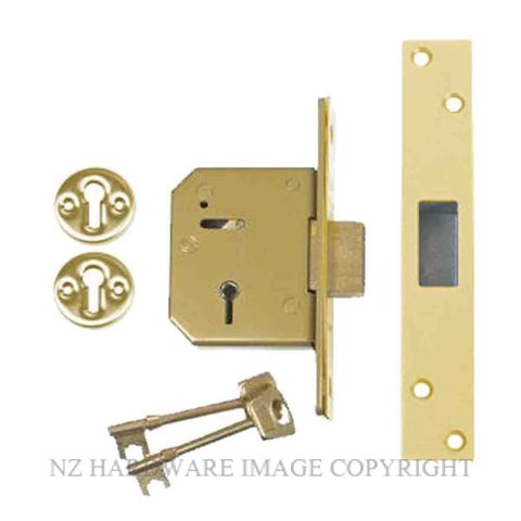 UNION UV-3G115-PL-67 5 LEVER MOTICE LOCKS POLISHED BRASS