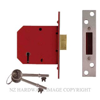 UNION UY2101-SC-3.00 5 LEVER DEADBOLT SATIN CHROME