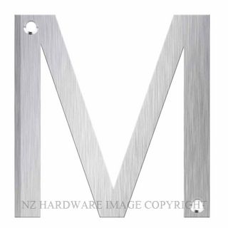 JAECO LAS-M LASER CUT LETTER 80MM SATIN STAINLESS