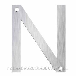 JAECO LAS-N LASER CUT LETTER 80MM SATIN STAINLESS