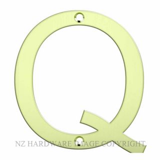 JAECO LAS-Q-PB  LASER CUT LETTER 80MM POLISHED BRASS