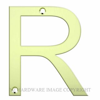 JAECO LAS-R-PB  LASER CUT LETTER 80MM POLISHED BRASS