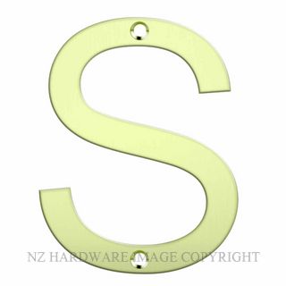JAECO LAS-S-PB  LASER CUT LETTER 80MM POLISHED BRASS