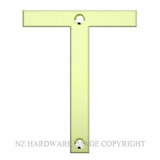 JAECO LAS-T-PB  LASER CUT LETTER 80MM POLISHED BRASS