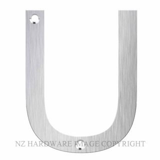 JAECO LAS-U LASER CUT LETTER 80MM SATIN STAINLESS
