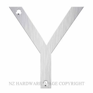 JAECO LAS-Y LASER CUT LETTER 80MM SATIN STAINLESS