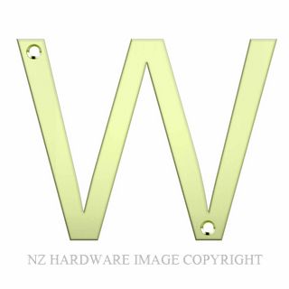 JAECO LAS-W-PB  LASER CUT LETTER 80MM POLISHED BRASS